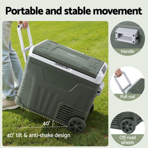 Glacio Portable Fridge 50L Camping Bar Fridges Freezer 12V/24V/240V - Image 6