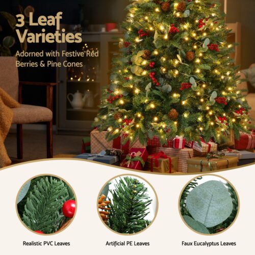 Jingle Jollys Christmas Tree 1.5m 160 LED Xmas Tree Party Decorations 355 Tips - Image 6