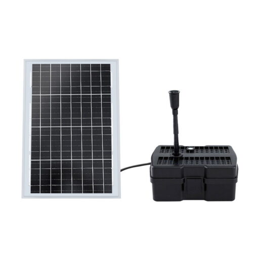 Gardeon Solar Submersible Water Pond Fountain Pump with Filter Box 6FT 1190L/H - Image 4