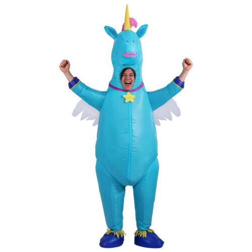 Inflatable Unicorn Costume Adult Suit Blow Up Party Fancy Dress Halloween Cosplay - Image 3