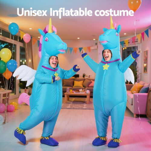 Inflatable Unicorn Costume Adult Suit Blow Up Party Fancy Dress Halloween Cosplay - Image 6