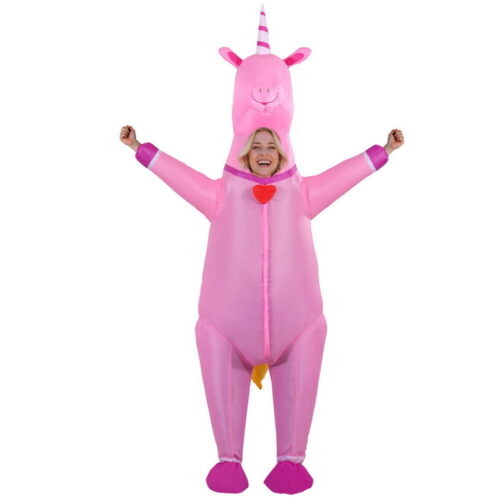 Inflatable Unicorn Costume Adult Suit Blow Up Party Fancy Dress Halloween Cosplay - Image 3