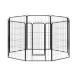 i.Pet Pet Dog Playpen 48" Enclosure 8 Panel Cage Kennel Puppy Fence Play Pen