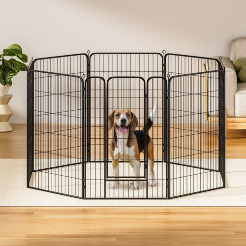 i.Pet Pet Dog Playpen 48" Enclosure 8 Panel Cage Kennel Puppy Fence Play Pen - Image 7