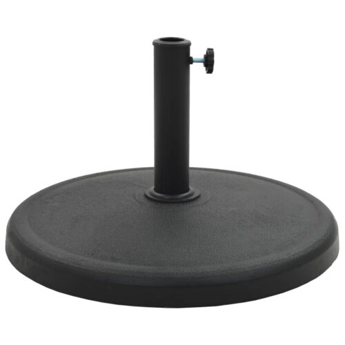 Parasol Base Round Polyresin 19 kg Black - Image 7