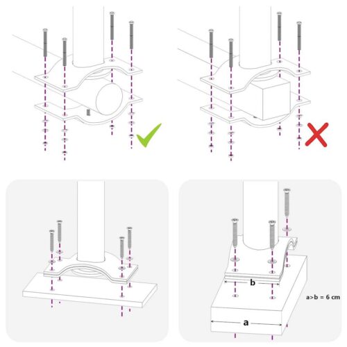 Patio Retractable Side Awning 60x300cm Black - Image 4