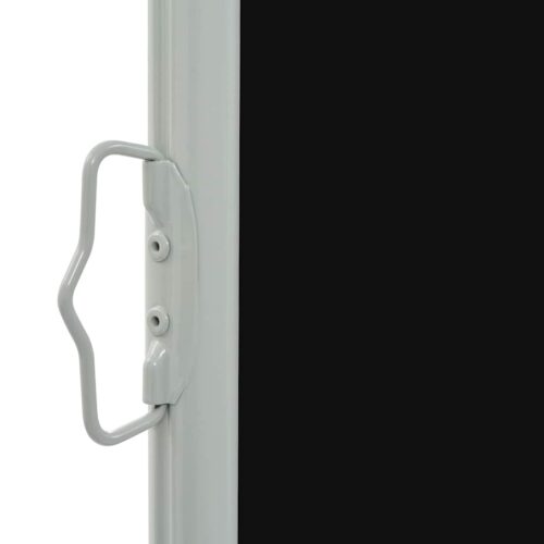 Patio Retractable Side Awning 60x300cm Black - Image 5