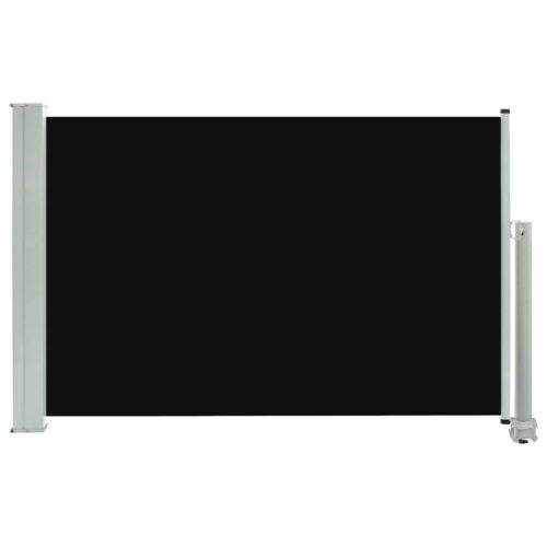 Patio Retractable Side Awning 60x300cm Black - Image 10
