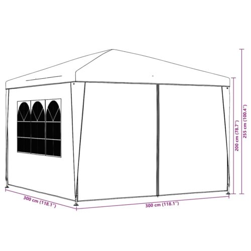 Outdoor Gazebo Event Party Wedding Garden Camping Tent 3x3m Green - Image 11