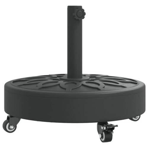Parasol Base with Wheels for 38 / 48 mm Poles 27 kg Round