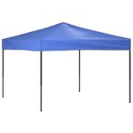 Folding Outdoor Gazebo Event Party Wedding Garden Camping Tent Blue 3x3 m