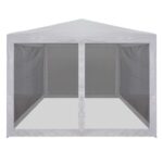 Outdoor Gazebo Event Party Wedding Garden Camping Tent Mesh Sidewalls 3x3 m