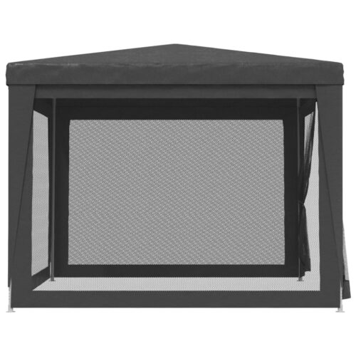 Outdoor Gazebo Event Party Wedding Garden Camping Tent Mesh Wall Anthracite 3x3m - Image 4