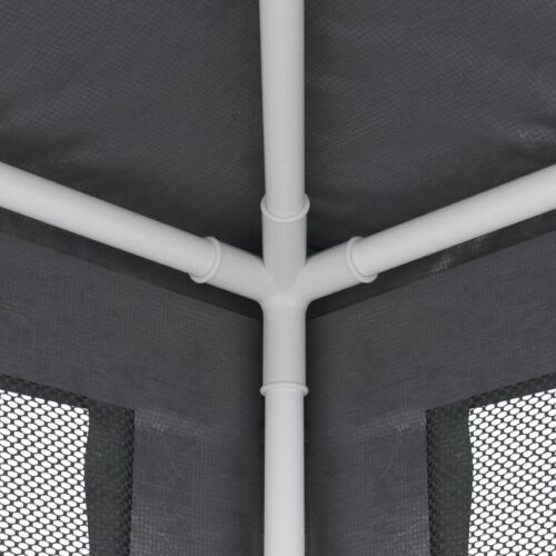Outdoor Gazebo Event Party Wedding Garden Camping Tent Mesh Wall Anthracite 3x3m - Image 6