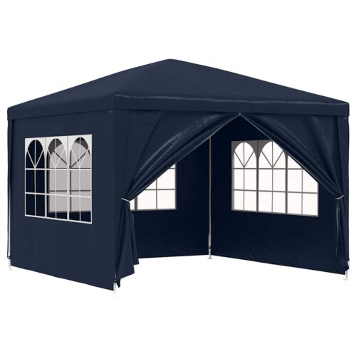 Outdoor Gazebo Event Party Wedding Garden Camping Tent 3x3m Blue - Image 2