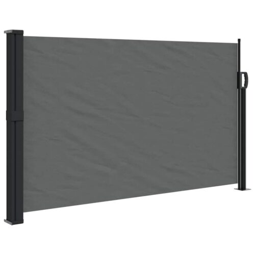 Retractable Side Awning Anthracite 120x500cm