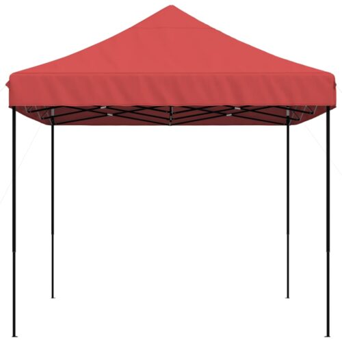 Foldable Pop-Up Outdoor Gazebo Event Party Wedding Garden Camping Tent Burgundy 410x279x315cm - Image 4