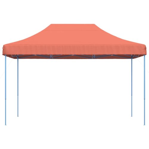Folding Pop-Up Outdoor Gazebo Event Party Wedding Garden Camping Tent Terracotta 410x279x315cm - Image 3