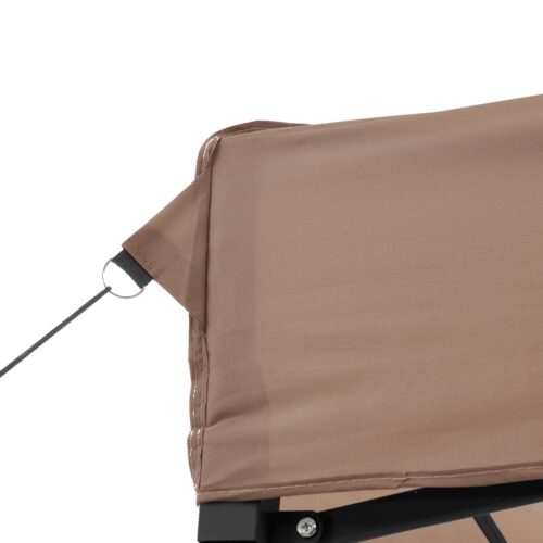 Folding Pop-Up Outdoor Gazebo Event Party Wedding Garden Camping Tent Brown 410x279x315cm - Image 7