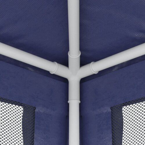 Outdoor Gazebo Event Party Wedding Garden Camping Tent Mesh Sidewalls Blue 3x4m HDPE - Image 6