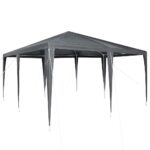 Outdoor Gazebo Event Party Wedding Garden Camping Tent Anthracite White 400x400x266cm