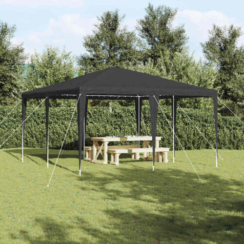 Outdoor Gazebo Event Party Wedding Garden Camping Tent Anthracite White 400x400x266cm - Image 2