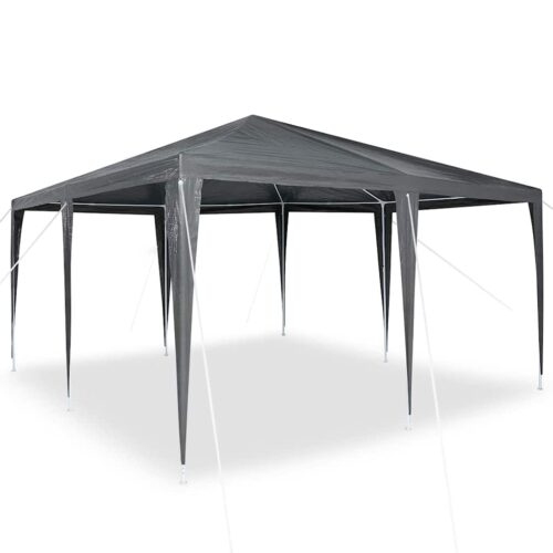 Outdoor Gazebo Event Party Wedding Garden Camping Tent Anthracite White 400x400x266cm - Image 3