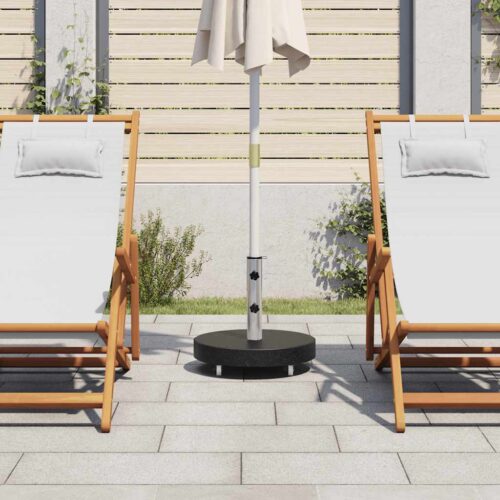 Parasol Base Granite 30 kg Round Black - Image 3