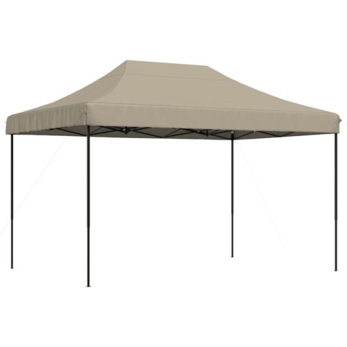 Foldable Outdoor Gazebo Event Party Wedding Garden Camping Tent Pop-Up Taupe 410x279x315cm