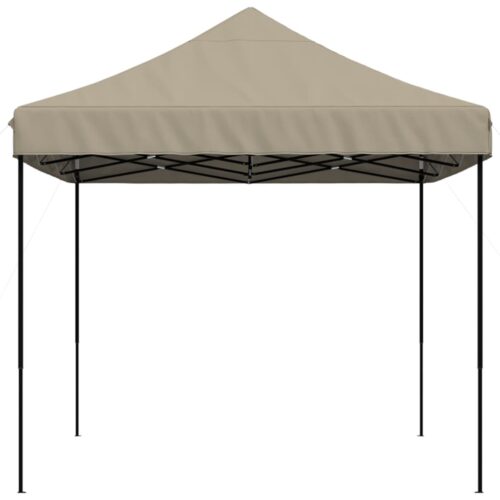 Foldable Outdoor Gazebo Event Party Wedding Garden Camping Tent Pop-Up Taupe 410x279x315cm - Image 4