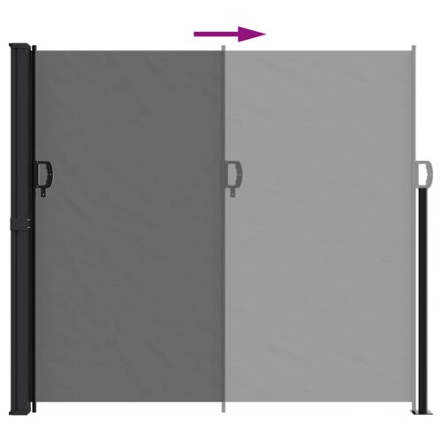 Retractable Side Awning Anthracite 180x500cm - Image 5