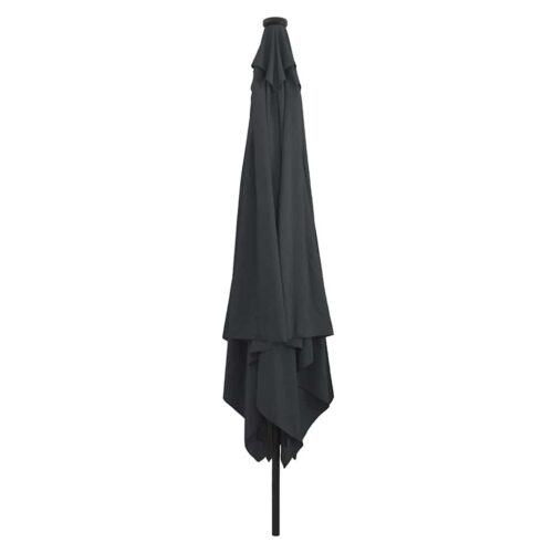 Garden Umbrella Outdoor Patio Beach Cantilever Parasol Anthracite Black 295x295x245cm - Image 9
