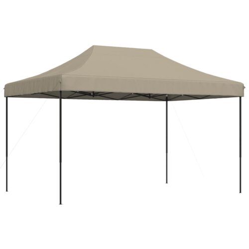 Foldable Outdoor Gazebo Event Party Wedding Garden Camping Tent Pop-Up Taupe 440x292x315cm - Image 5