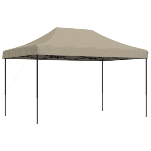 Foldable Outdoor Gazebo Event Party Wedding Garden Camping Tent Pop-Up Taupe 440x292x315cm - Image 10