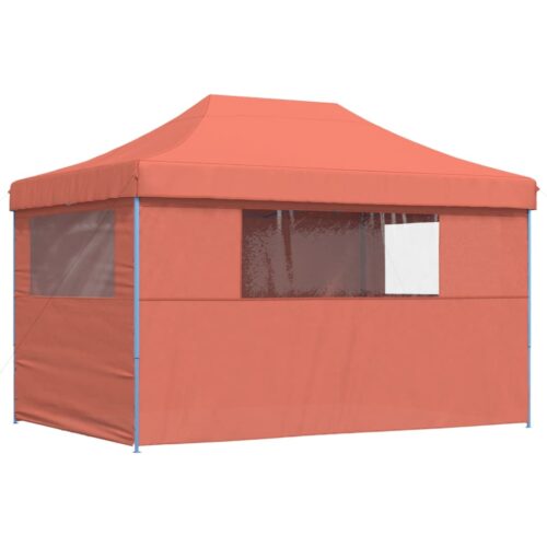 Foldable Pop-Up Outdoor Gazebo Event Party Wedding Garden Camping Tent Terracotta - Image 5