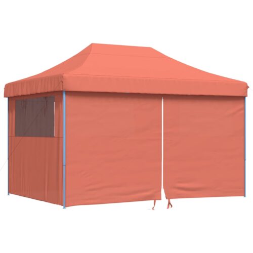 Foldable Pop-Up Outdoor Gazebo Event Party Wedding Garden Camping Tent Terracotta - Image 11