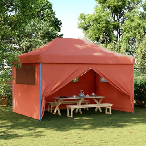Foldable Pop-Up Outdoor Gazebo Event Party Wedding Garden Camping Tent Terracotta