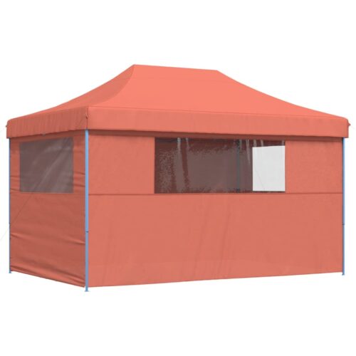 Foldable Pop-Up Outdoor Gazebo Event Party Wedding Garden Camping Tent Terracotta - Image 5