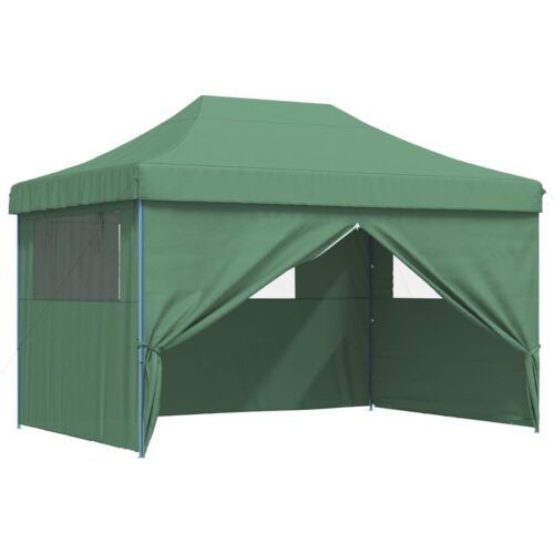 Foldable Outdoor Gazebo Event Party Wedding Garden Camping Tent Pop-Up Green - Image 7