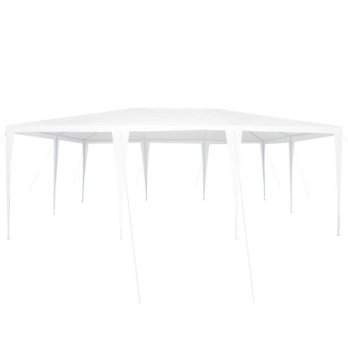 Outdoor Gazebo Event Party Wedding Garden Camping Tent White 600x400x266cm Polyester Steel - Image 5