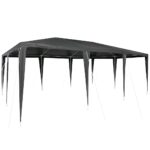 Outdoor Gazebo Event Party Wedding Garden Camping Tent Anthracite White 600x400x266cm