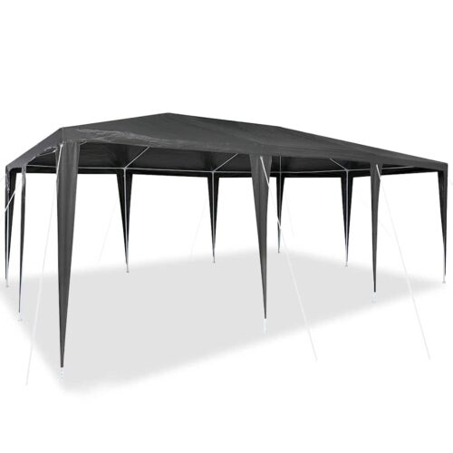 Outdoor Gazebo Event Party Wedding Garden Camping Tent Anthracite White 600x400x266cm - Image 3