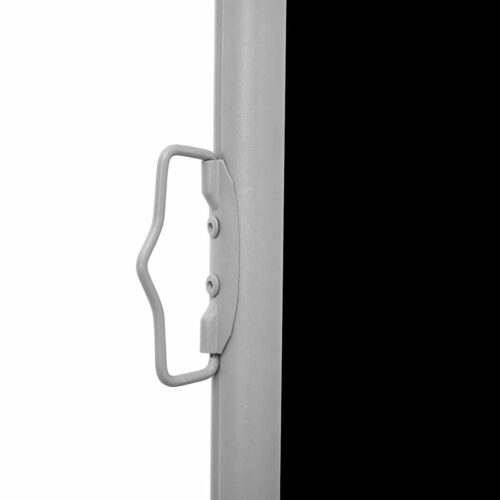 Patio Retractable Side Awning 140x1200cm Black - Image 8
