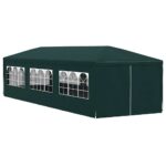 Outdoor Gazebo Event Party Wedding Garden Camping Tent 3x9m Green