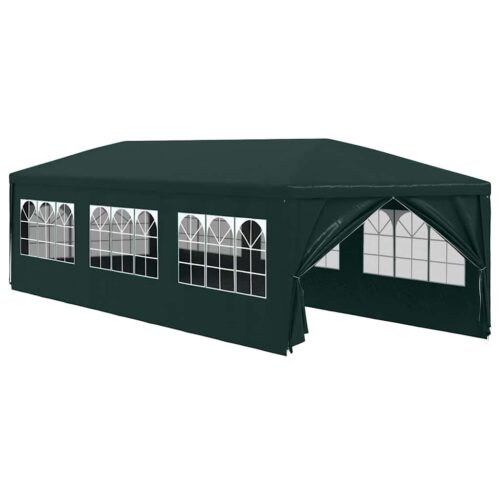 Outdoor Gazebo Event Party Wedding Garden Camping Tent 3x9m Green - Image 2