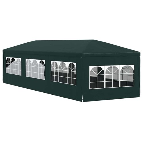 Outdoor Gazebo Event Party Wedding Garden Camping Tent 3x9m Green - Image 5