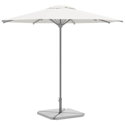 Umbrella Weight Plates 4 pcs Grey Granite Triangular 14 kg - Image 2