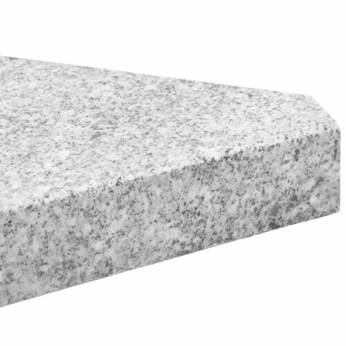 Umbrella Weight Plates 4 pcs Grey Granite Triangular 14 kg - Image 7
