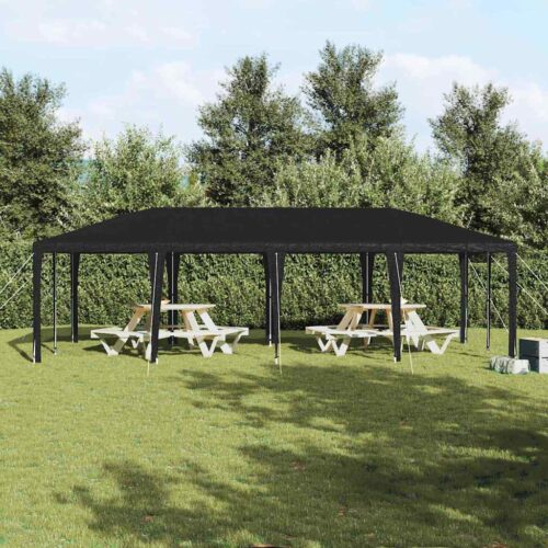 Outdoor Gazebo Event Party Wedding Garden Camping Tent Anthracite White 800x400x266cm - Image 4