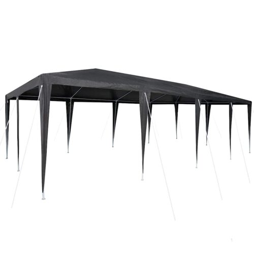 Outdoor Gazebo Event Party Wedding Garden Camping Tent Anthracite White 800x400x266cm - Image 12